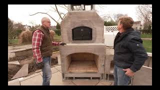 Outdoor Fireplace And Pizza Oven Round Grove Kiva Combo