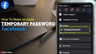 How to Generate Multiple Facebook Temporary Password | Facebook App Password New Update 2021