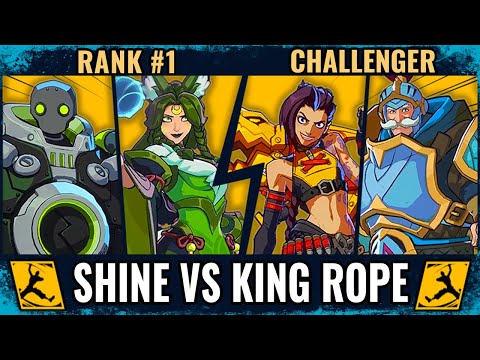 Shine vs King Rope – [Rank #1] Ahri Blitzcrank VS Jinx Braum [Challenger] | 2XKO