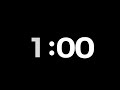 1 Minute Timer With School Bell Sound