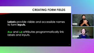 Structuring Accessible Forms - axe-con 2023