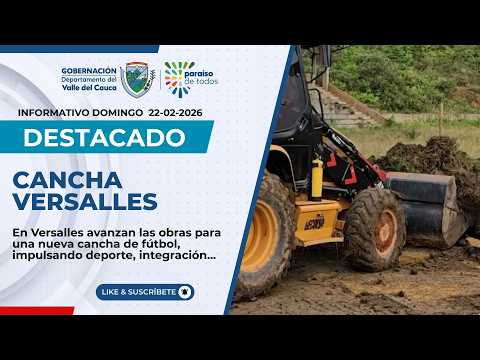En Versalles avanzan obras de la Gobernación para nueva cancha de fútbol
