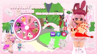 MYSTERY WHEEL DECIDES What PETS I Make *MEGA NEON* In Adopt Me! (PART 88😱| ✨ BlossomBunnyBeb✨