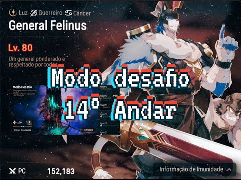 Abismo modo desafio 14° andar -  Epic Seven