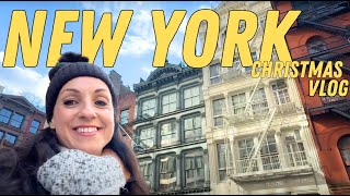 Solo travel vlog Christmas in NYC