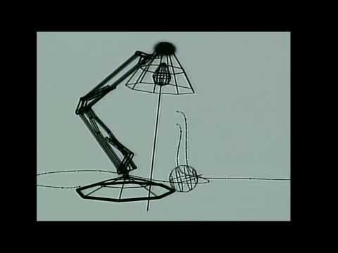 "Pixar Short Films Collection Volume 1 - DVD Easter Eggs!" but it's on an old vcr/dvd combo player