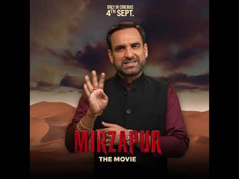 Mirzapur is coming to the big screen! 🔥🎬