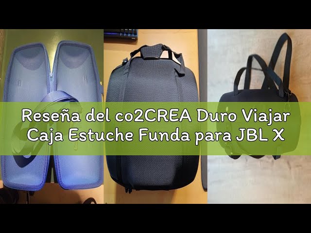 Vídeo relacionado con co2CREA Duro Viajar Caja Estuche Funda para Beats Pill Altavoz inalámbrico Bluetooth Micrófono Incorporado(Funda Solo)