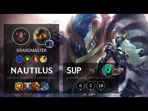 Nautilus Support vs Thresh - EUW Grandmaster Patch 10.25b
