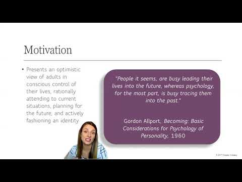 Gordon Allport & Development of the Proprium - Personality Psychology Lecture 7