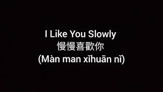 莫文蔚 Karen Mok - I Like You Slowly 慢慢喜歡你 (Màn man xǐhuān nǐ) Pīnyīn Lyric