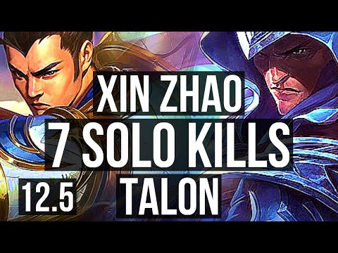 XIN ZHAO vs TALON (MID) (DEFEAT) | 7 solo kills, 1.0M mastery | NA Diamond | 12.5
