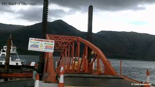 preview picture of video 'Corran Ferry- temporary floating pier'