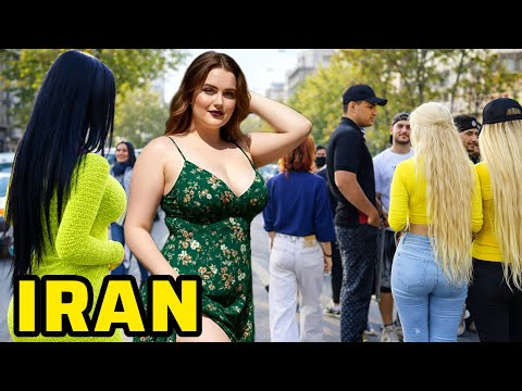 4k Iran Walking Tour|Shocking Iranian styles|Girls of Tehran and Shiraz|Real Iran