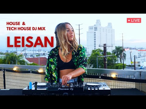 LEISAN - Live @ Rooftop , Los Angeles , USA / House & Tech House DJ Mix [ 4K ] Jun 16 August, 2022