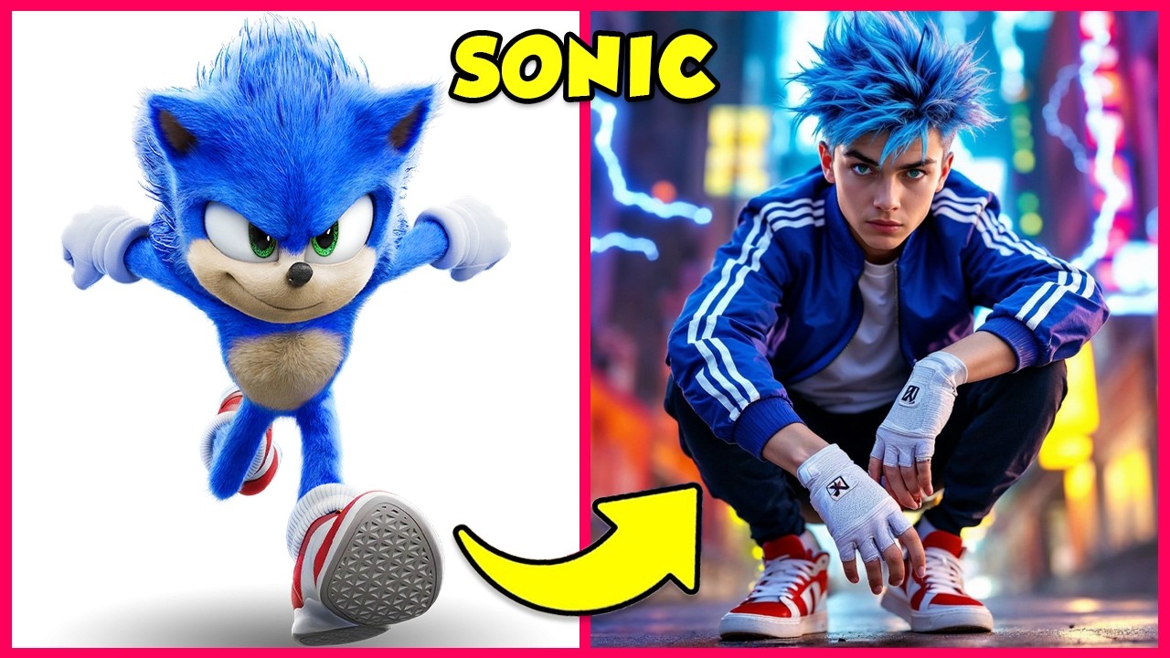 🦔 Sonic The Hedgehog 3 Characters as Humans + 🔊 Guess Sonic Characters by Their Voice | Sonic Quiz