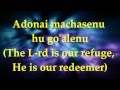 Adonai Machasenu - Lyrics and Translation 