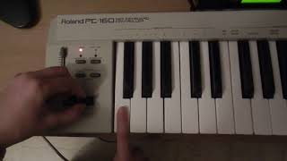 Video thumbnail for ROLAND PC 160 MIDI KEYBOARD CONTROLLER   TEST 1 by Дмитрий Полесский