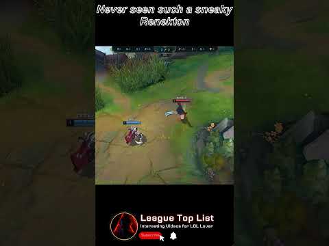 Never seen such a sneaky Renekton