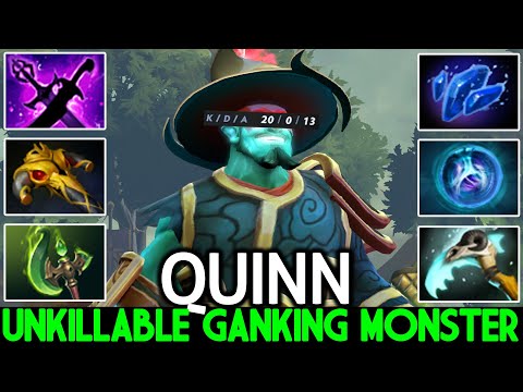 QUINN [Storm Spirit] Unkillable Ganking Monster No Mercy 20 Kills Dota 2