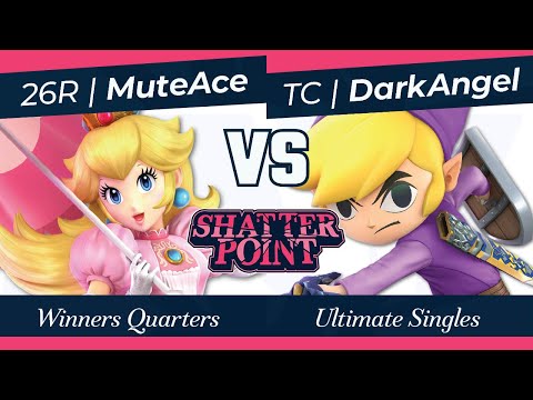 Shatterpoint 1.0: 26R | MuteAce (Peach) vs TC | DarkAngel (Toon Link) Winners Quarters