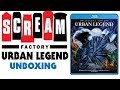 SCREAM FACTORY Urban Legend 1998 Collector S Edition Blu Ray Unboxing