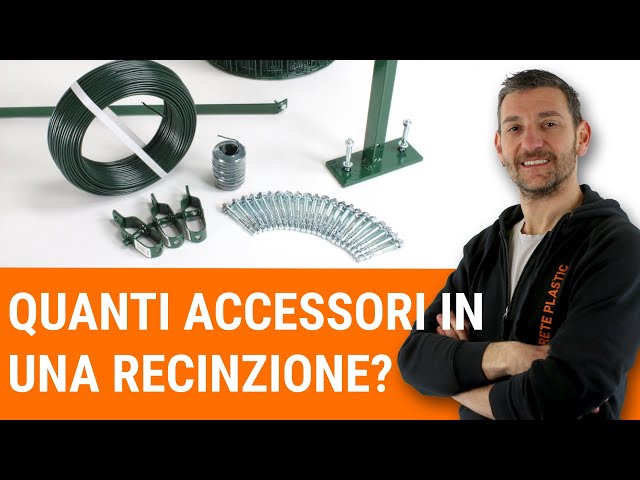 Come quantificare gli accessori in una recinzione