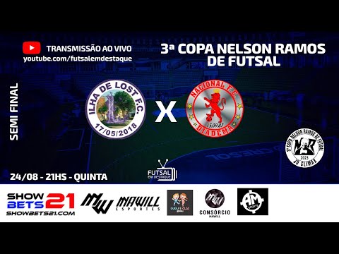 3ª COPA NELSON RAMOS - ILHA DE LOST X NACIONAL #futsalemdestaque