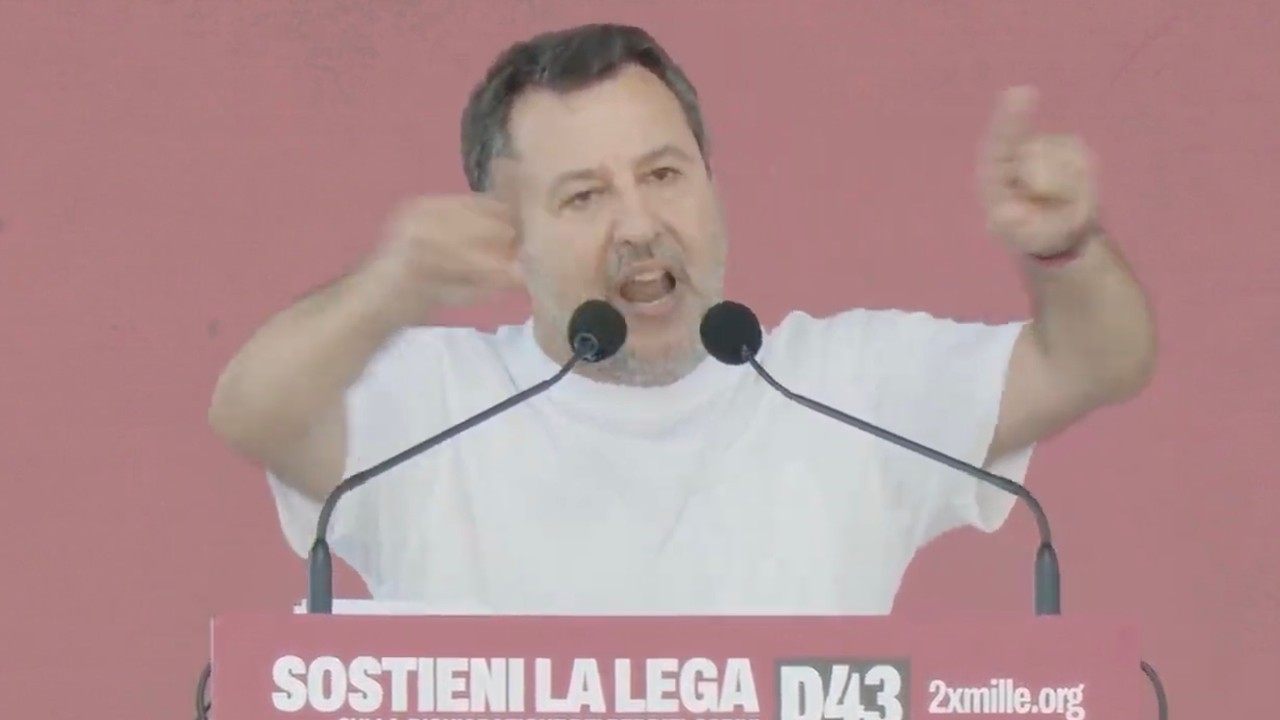 MATTEO SALVINI INCONTENIBILE A PONTIDA: "VINCIAMO SOLO SE RESTIAMO UNITI, CONGRESSO AD OTTOBRE"