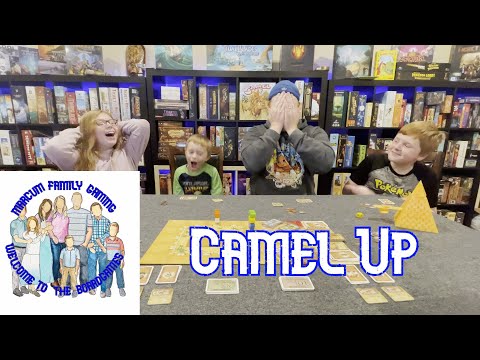 Family Fun - Camel Up - Marcum Family Gaming - 4-player Gameplay
