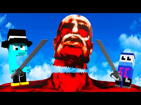 We Fight The Colossal Titan with ODM Gear and Acid in Teardown Multiplayer!