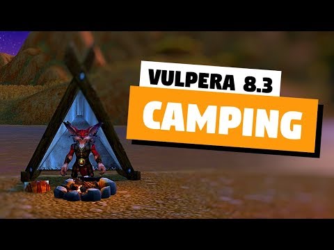 New Vulpera Racial Spells - Camping | Allied Races | WoW Patch 8.3 | World of Warcraft