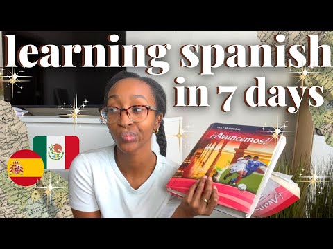 learning spanish in 7 days ✨ my language acquisition & language learning journey!