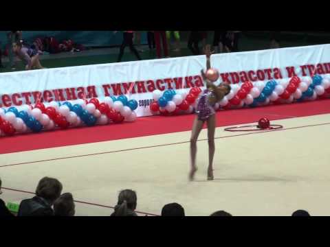 Кутлаева Юлия, 2003, мяч, Первенство Москвы, 2015, май.