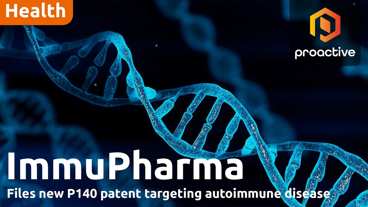 ImmuPharma CEO & CSO on major patent milestone for P140 autoimmune therapy
