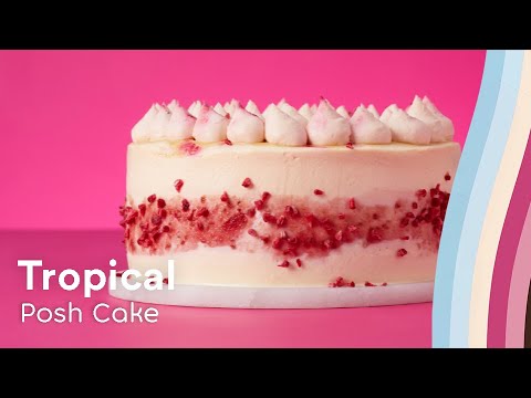 Tropical Posh Cake - Lola's Cupcakes