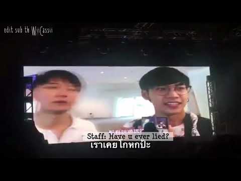 [Engsub] Singto: "His Smile is Krist's gift to me"