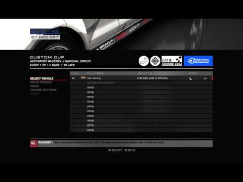 GRID Autosport - Multiplayer lobbies these days.