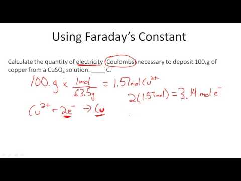 image-What is the formula of Faraday constant?