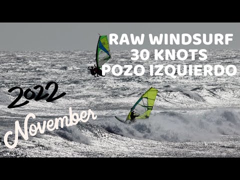 25-30knots Pozo Raw Footage- 12th of NOVEMBER 2022