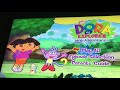 Dora The Explorer Map Adventures 2003 DVD Menu Walkthrough