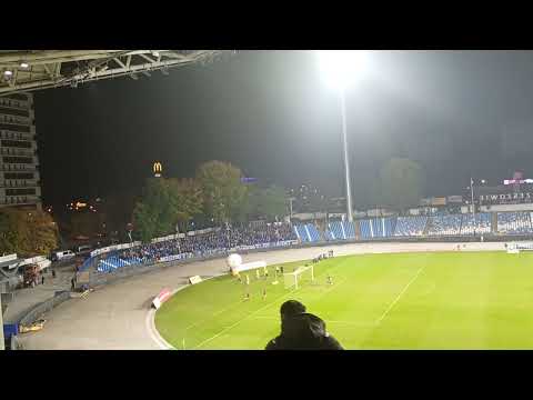 Resovia Rzeszów - Ruch Chorzów 08.10.2022 (Radość Ruchu po bramce)