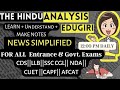 The Hindu Analysis 23rd September 2023 Beginners Editorial VocabCDS CUET CLAT NDA LLB SET SSC MHCET