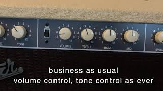 Video thumbnail for Fender Vibro King and how to crank the amp even at bedroom level by Blind Doc K.v.A.