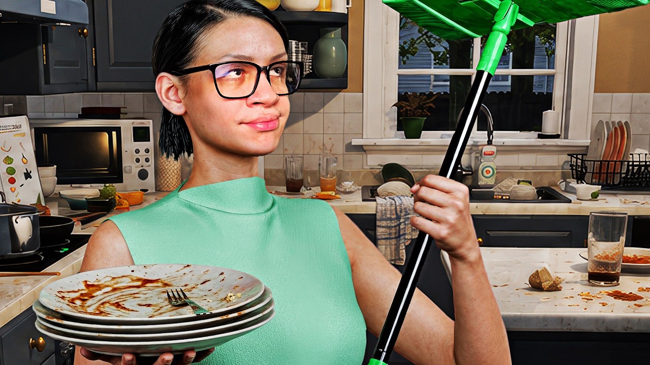 ELA FAZ TUDO NA CASA!🧹🪣- Woman Simulator