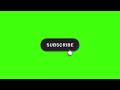Green screen subscribe | Black subscribe button | Black subscribe Green screen