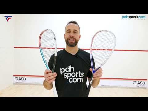 Review of Tecnifibre Carboflex 125 Airshaft squash racket by pdhsports.com(NB now strung in Syn Gut)