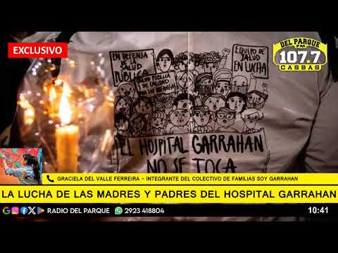 Nuestra mamá Graciela del Valle en Radio del Parque de Guamini, Provincia de Buenos Aires 