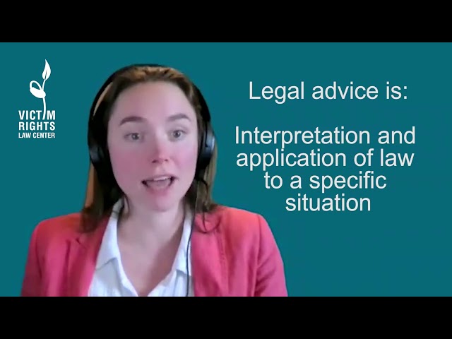 Hands-on Advocacy: Legal Advice vs. Legal Information