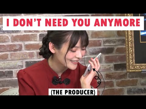 Sumire Uesaka prank calls the producer in character